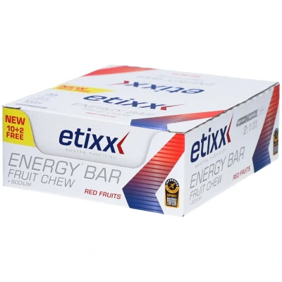 Image de Etixx Energy Bar Fruit Chew Red Fruits 12 x 38 g