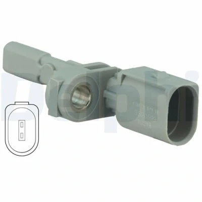 Image de DELPHI SS20599 Capteur ABS actif VOLKSWAGEN: Golf 7, Caddy 3, Touran II, AUDI: A3 Sportback, 3/5 portes, Berline, SEAT: Ateca
