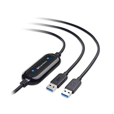 Image de Cable matters 202067 BLK 2m de Transfert donnees USB 3.0 PC vers pour Ordinateur Windows et Mac en