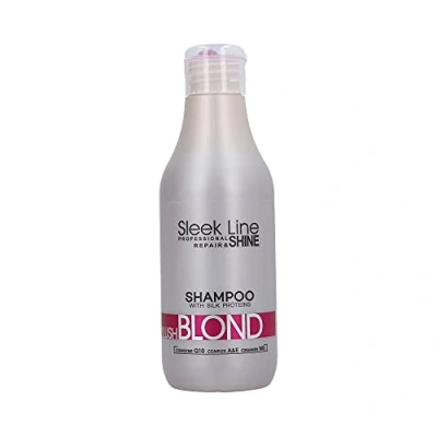 Image de Stapiz Sleek Line Blond Blush Shampoo, lot de 1 (1 x 300 ml)