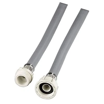 Image de Xavax Rallonge de tuyau d&#039;arrivée d&#039;eau froide (pour lavage et lave vaisselle, froide, 2,5 m, 1 pièce) Gris/Blanc