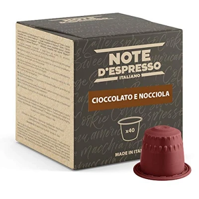 Image de Note d&#039;Espresso Chocolat à la Noisette Capsules Exclusivement Compatibles avec Machine NESPRESSO* 40 x 7 g