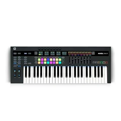 Image de Novation 49SL MkIII Clavier maître MIDI de 49 touches et séquenceur offrant une intégration avec les STAN