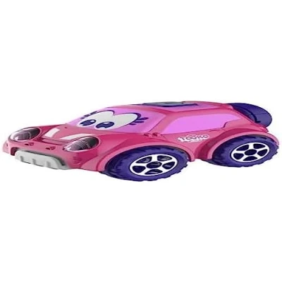 Image de Silverlit TOOKO Junior Voiture Télécommandée Multidirectionnelle Rose, Qui Peut Aussi Te Suivre, Effets Sonores et Lumineux, Jouet Maternelle, Dès 2 Ans