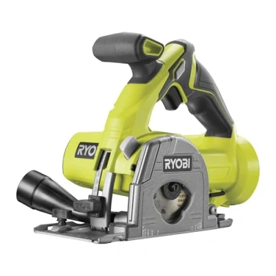 Image de RYOBI Scie multi matériaux 18V diam. 85 mm x 15 4 250 tr,min Livrée avec 1 lame matériaux, carrelage, guide parallèle et buse d&#039;aspiration R18MMS 0