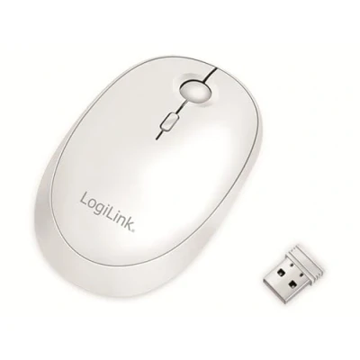 Image de Logilink ID0205 Souris Dual sans fil et Bluetooth, 2,4 GHz, 800/1200/1600 DPI, couleur blanche
