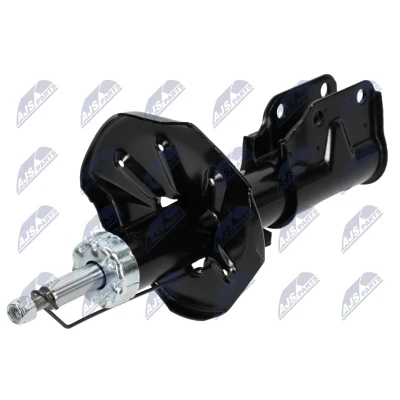 Image de NTY A MZ 004 Amortisseur Essieu avant droit Pression de gaz Système bitube Jambe suspension Goujon en haut, Collier bas