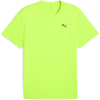 Image de PUMA M TAD Essentials Solid Cat Tee (LC Small Cat), T Shirts Mixte, Green Glare,