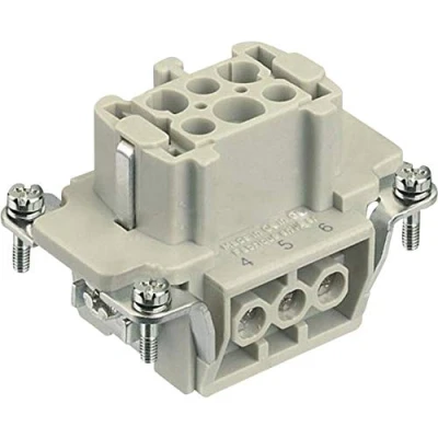 Image de Harting 09 33 006 2701 Insert femelle Han® E 6 + PE raccord à vis 1 pc(s)