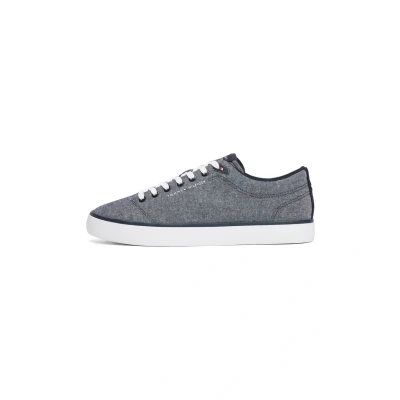 Image de Tommy Hilfiger VULC CORE Chambray Baskets basses, Homme, Taille: 46, Desert sky Lin