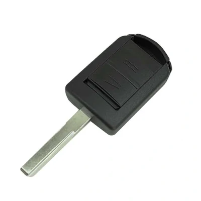 Image de OcioDual Coque Clé 2 Boutons Compatible avec Opel Corsa Combo Meriva Tigra, Boitier de Remplacement Voiture, Télécommande Lame Vierge, Housse Rigide Case
