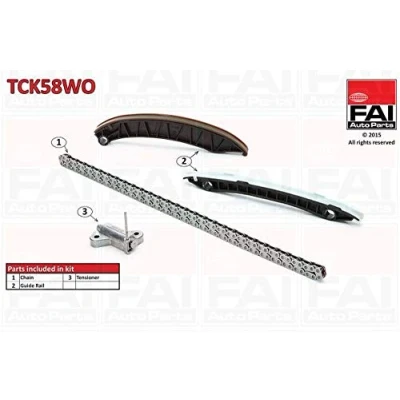 Image de FAI AutoParts TCK58WO Jeu de distribution à chaînes sans joints, roues dentées Simplex, Chaîne vélo RENAULT: TRAFIC 2 Bus, LAGUNA 3 Grandtour
