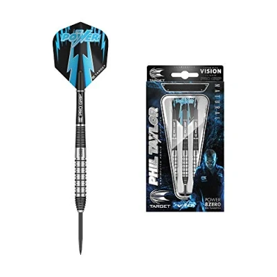 Image de Target Darts Phil Taylor Power 8 Zero 2 24G 80% Tungstène Acier Fléchettes à Pointe Set