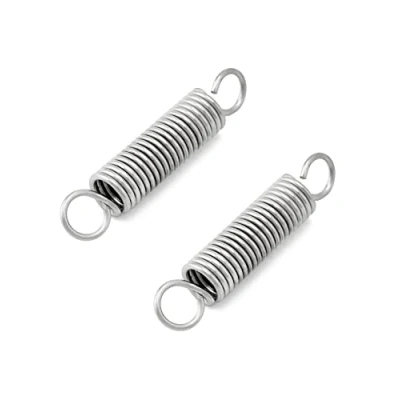 Image de QWORK 2 Pièces Ressort de Traction, longueur libre 90 mm, 304 acier inoxydable, diamètre du fil 2.5 extérieur 18 mm