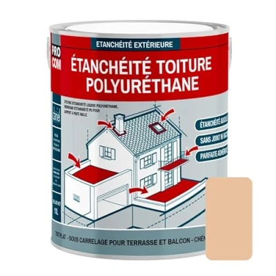 Image de Étanchéité toiture polyuréthane toit terrasse, plat PROCOM 3.5 Kg