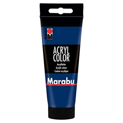 Image de Marabu Peinture Acrylique crémeuse à Base d&#039;eau, séchage Rapide, résistante la lumière, imperméable l&#039;eau, Application avec Pinceau et éponge sur Toile, Papier Bois, 100 ML