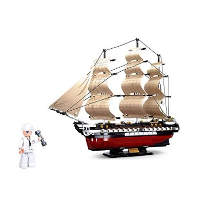 Image de Sluban Frégate Jeu de Construction, M38 B0836, Multicolore