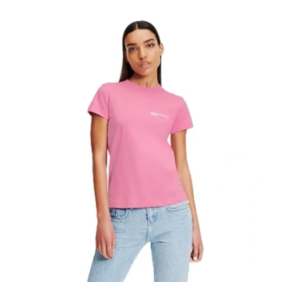Image de Karl Lagerfeld Jeans TEE Tshirt basique, Femme, Taille: Small, Moonlite mauve