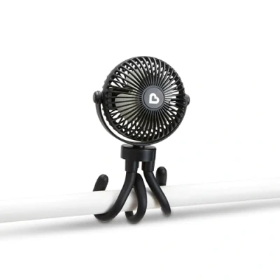 Image de Munchkin Ventilateur de Poussette Mini 360 Portable avec Lumières LED et 4 Vitesses Indispensable Bébé Noir