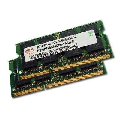 Image de Hynix RAM 2x2 GB PC2 5300 (667MHz) DDR2 So DIMM pour MacBook (Pro)/ iMac