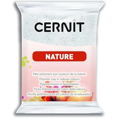 Image de CERNIT CE0940056983C Un Pain de Pâte Polymère Nature à Modeler Cuire Couleur granit Bloc 56 g