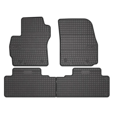 Image de FROGUM 0863 Ensemble de tapis sol Caoutchouc avant et arrière 4 noir Sur mesure MAZDA: 5