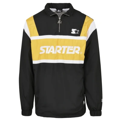 Image de Starter Retro Veste coupevent, Homme, Taille: Small, Black/golden/white