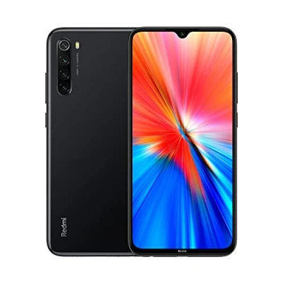 Image de Xiaomi Redmi Note 8, 2021, 4 Go de RAM + 64 ROM, écran FHD+ Dot Drop 6,3&quot;, smartphone MediaTek Helio G85, processeur huit cœurs, (noir 64)