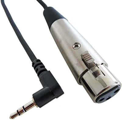 Image de keepdrum mc e 025 x j Câble audio 30 cm XLR femelle Trs 3,5 mm Mini Jack pour caméras de DV Micro