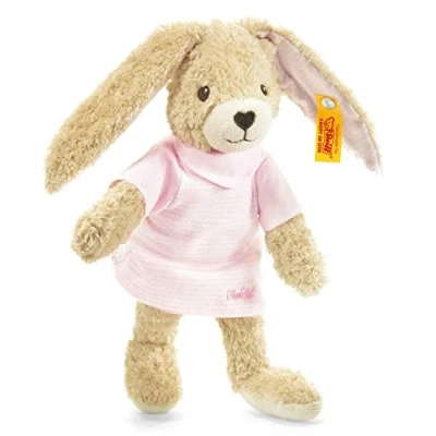 Image de Steiff Hoppel HASE Peluche pour enfants, Taille: One Size, Rosa
