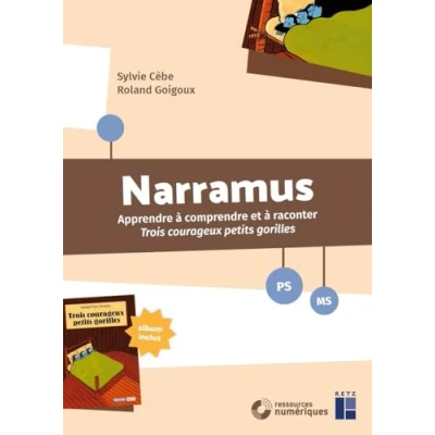 Image de Narramus : Trois courageux petits gorilles PS MS (+ ressources numériques)