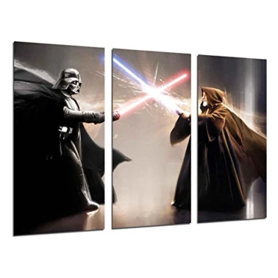Image de Cuadros Cámara Tableau Photo Star Wars Dark Vader Dimensions totales : 97 x 62 cm XXL