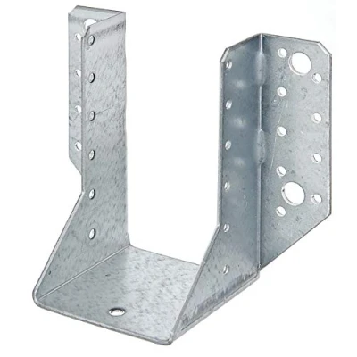Image de Alberts 863111 Support U type A galvanisé Sendzimir 76 x 152 mm kit de 25