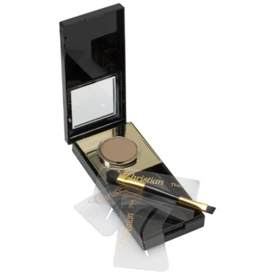 Image de Christian Brow Kit de maquillage semi permanent pour les sourcils Marron foncé