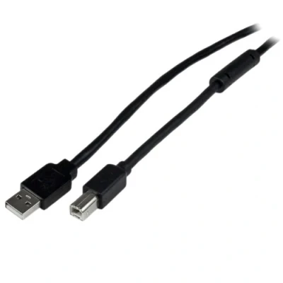 Image de StarTech.com Câble USB Actif A vers B 20 m M/M Noir (USB2HAB65AC)