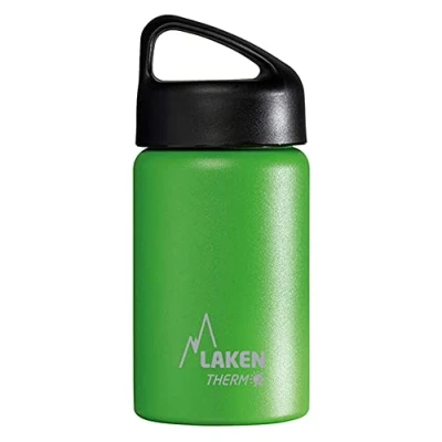 Image de Laken Bouteille Isotherme Classique en Acier Inoxydable avec Isolation Sous Vide et Goulot Large 350 ml Vert