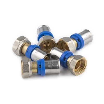 Image de Raccord Multicouche à Sertir Multi profils Ø16 Femelle Tournant 15x21 sachet de 5 raccords NOYON &amp; THIEBAULT