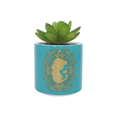 Image de Disney Pot de Fleurs en grès, Turquoise, 150 ML