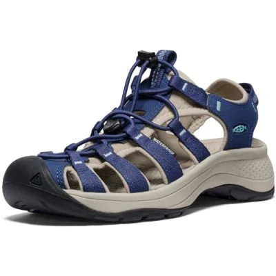 Image de KEEN Femme Astoria West Sandales, Naval Academy/Reef Waters, 39.5 EU