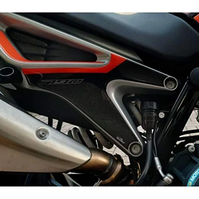 Image de Resin Bike Autocollant Moto Compatibles avec KTM Duke 790 2019 2020. Protection sous Selle Latérale Contre Les Chocs et Éraflures. Paire 3D Résinés Côté Droit Gauche