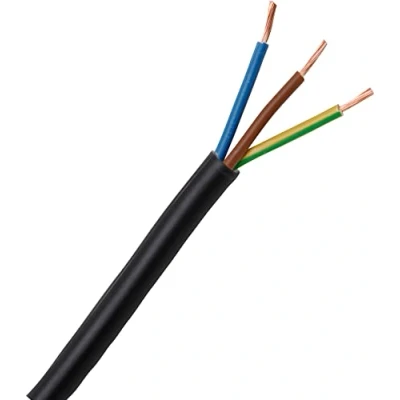Image de Kopp 152310848 H03 VV F Tuyau conducteur Noir 3 x 0,75 mm² 10 m