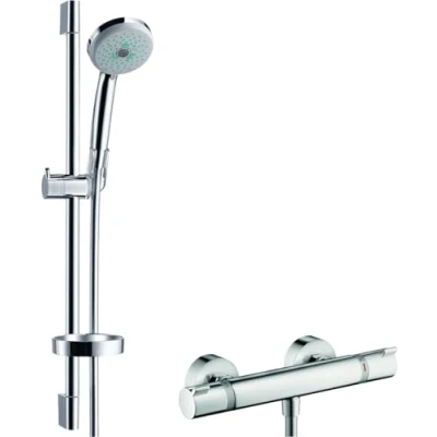 Image de hansgrohe Croma 100 Combi Multi avec barre 65 cm / Ecostat Comfort, chromé, 27086000