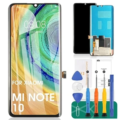 Image de pour Xiaomi Mi Note 10 LCD Pro Écran de Remplacement Lite Tactile Digitizer Assemblée Kits Réparation (Noir)