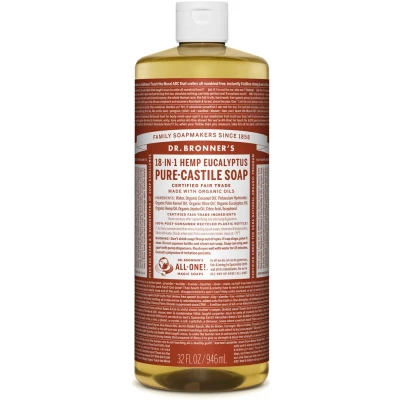 Image de Dr. Bronner&#039;s Pure Castile Liquid Soap Eucalyptus 945 ml