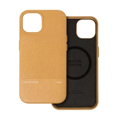 Image de Native Union (Re Classic Case Coque (Re) Compatible MagSafe Matériaux recyclés et d&#039;origine végétale Protection Contre Les Chutes de 1,8 m / 6 pi pour iPhone 15 (Kraft)