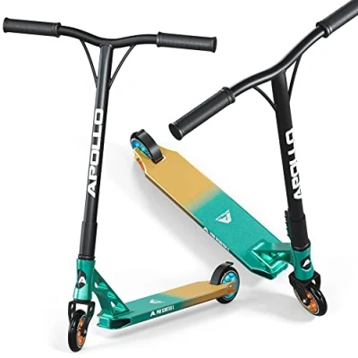 Image de Apollo Trotinette Adulte Genesis Pro Trottinette de Cascade Robuste avec Roulements à Billes ABEC 9, Saut, Démonstration, Freestyle