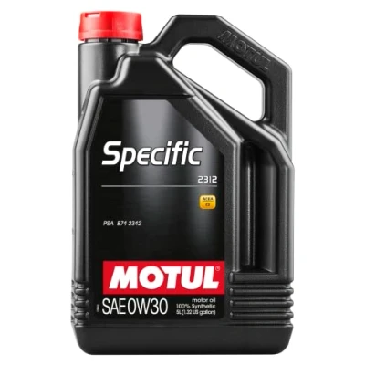 Image de Motul Specific 2312 0W 30 5I Huile moteur 106414 PEUGEOT: 3008 II SUV, Boxer Van, 508 SW, CITROËN: Berlingo II, C3 Spacetourer