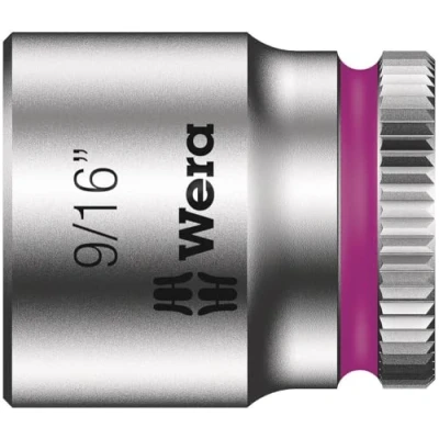 Image de Wera 05003523001 8790 HMA Douille Zyklop à emmanchement 1/4&quot;, 9/16 pouce, Rose