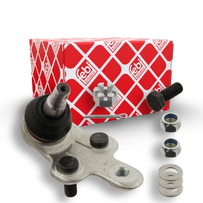 Image de febi BILSTEIN 28700 Rotule de suspension Essieu avant gauche, inférieur avec matériel construction Plus pour bras oscillant transversal