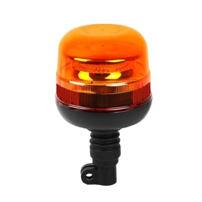 Image de AOHEWEI Feu de signalisation LED ambre, 8 modes clignotement et 2 rotation, 12/24V 42 lampe stroboscopique pour agricoles véhicules autobus scolaires tracteurs excavatrices camions